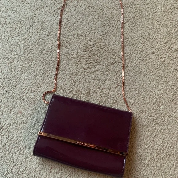 Ted Baker burgundy crossbody - Picture 1 of 5